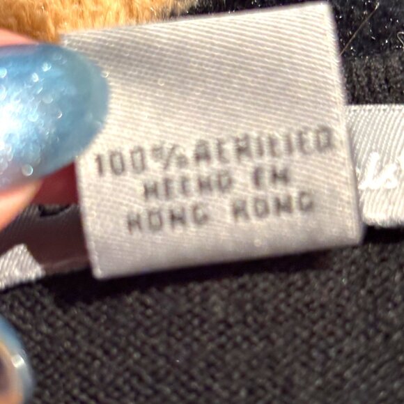 Designers Originals Petite black 2 piece beaded sweater tank w cardigan sz PM - Picture 10 of 16